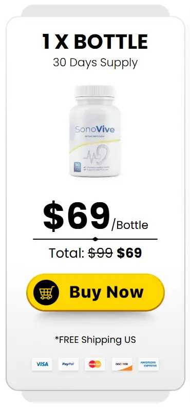 sonovive price - 1 bottle